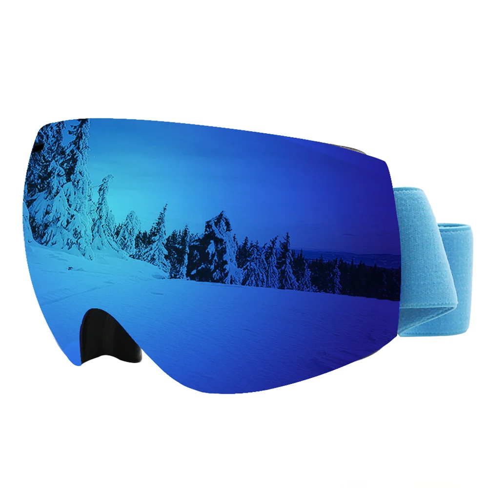 

Ski Goggles Double Layers UV400 Anti Fog Big Ski Mask Glasses Skiing Men Women Snow Snowboard Goggles Basketball Glasses 15 Days, Mixed colors