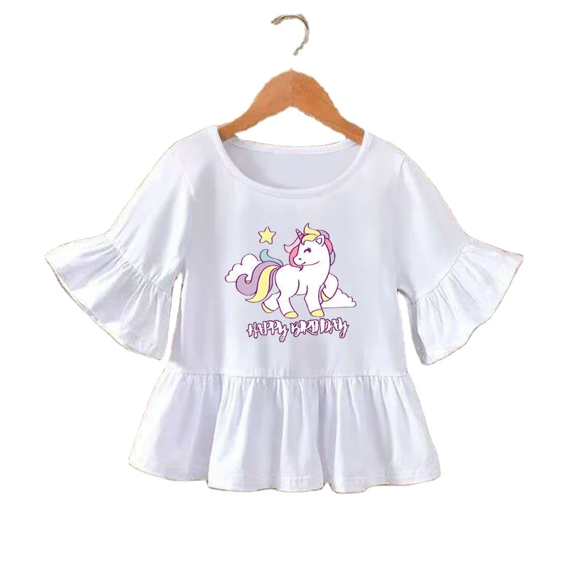 new Baby Girls short Sleeve T-shirt cotton Cartoon t-shirts Girls Tops summer Children unicorn Clothing P72
new Baby Girls short Sleeve T-shirt cotton Cartoon t-shirts Girls Tops summer Children unicorn Clothing P72