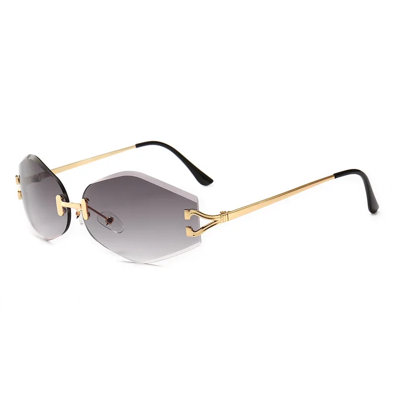 NEW arrival Diamond cutting Fashion Hot Sale women men UV400 metal rimless sunglasses
NEW arrival Diamond cutting Fashion Hot Sale women men UV400 metal rimless sunglasses