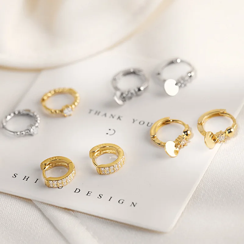2021 New 925 Sterling Silver Earrings Gold Plated Diamond Hoop Earrings Hypoallergenic Silver Earrings, As picture/gold plated
2021 New 925 Sterling Silver Earrings Gold Plated Diamond Hoop Earrings Hypoallergenic Silver Earrings, As picture/gold plated