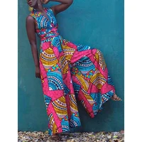 New Arrival Two-Wears Style African Clothing Wide Leg Pants For Women Casual Jumpsuit
New Arrival Two-Wears Style African Clothing Wide Leg Pants For Women Casual Jumpsuit
