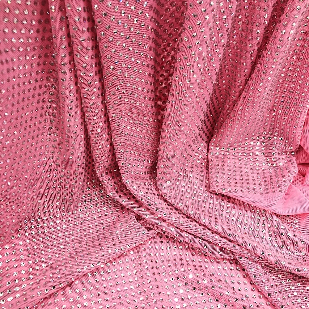 F002 Fashion Rhinestone Mesh Fabric Bling Crystal Tulle Fabric For Party Dress Stones
F002 Fashion Rhinestone Mesh Fabric Bling Crystal Tulle Fabric For Party Dress Stones
