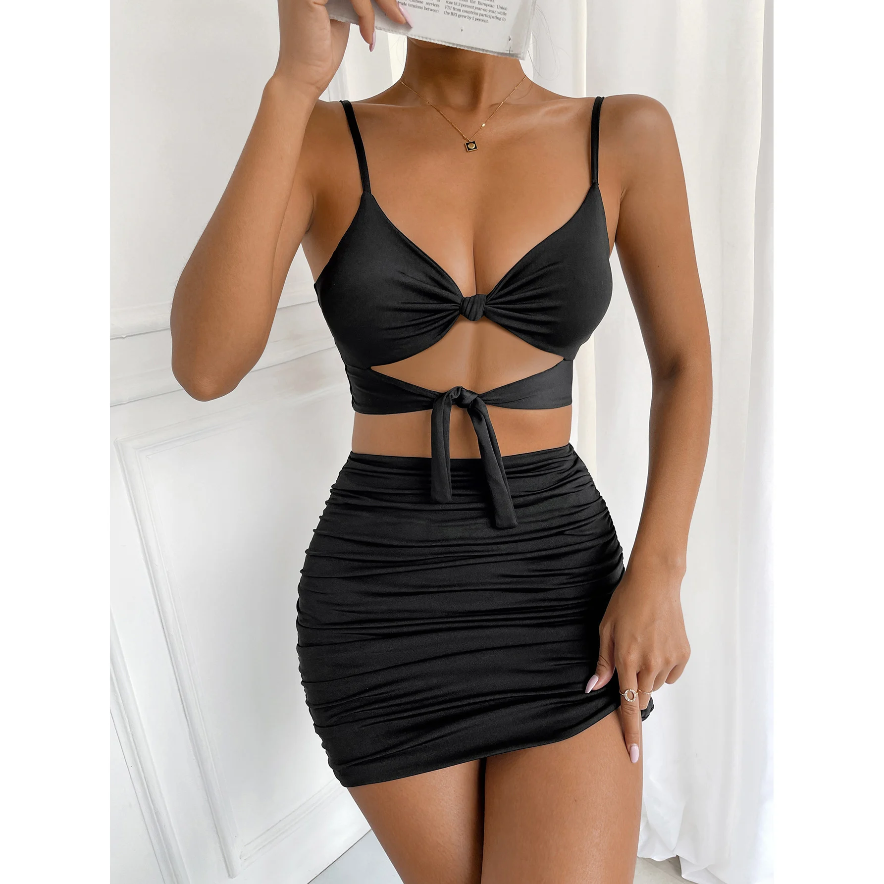 Apparel bridal dresses new elegant soft and skin-friendly hollow out design XS - L size fashion two piece top and skirt, Picture color
Apparel bridal dresses new elegant soft and skin-friendly hollow out design XS - L size fashion two piece top and skirt, Picture color