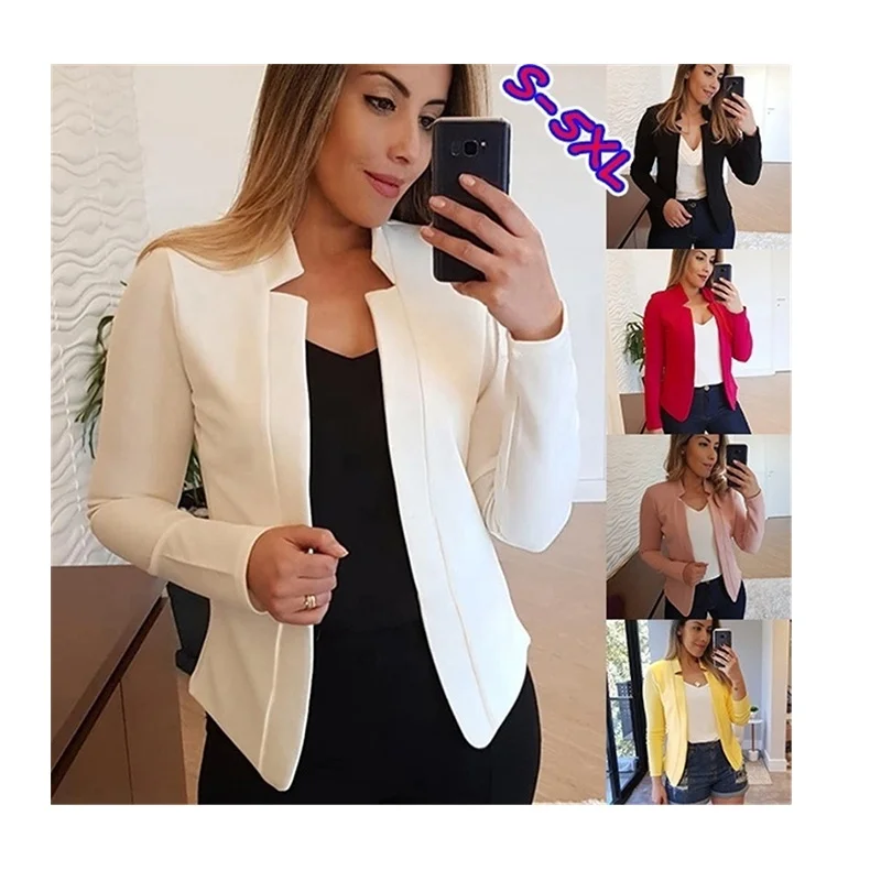Pure Color Casual Professional Ladies Women Formal Oversized Blazer Top, Picture
Pure Color Casual Professional Ladies Women Formal Oversized Blazer Top, Picture