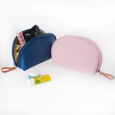 Travel Toiletry Shell Shaped Cosmetic Bag High Quality Leather Zipper Pockets Easy Collecting Cosmetic Bag, Black, gray, pink, blue, army green, dark blue, black b
Travel Toiletry Shell Shaped Cosmetic Bag High Quality Leather Zipper Pockets Easy Collecting Cosmetic Bag, Black, gray, pink, blue, army green, dark blue, black b