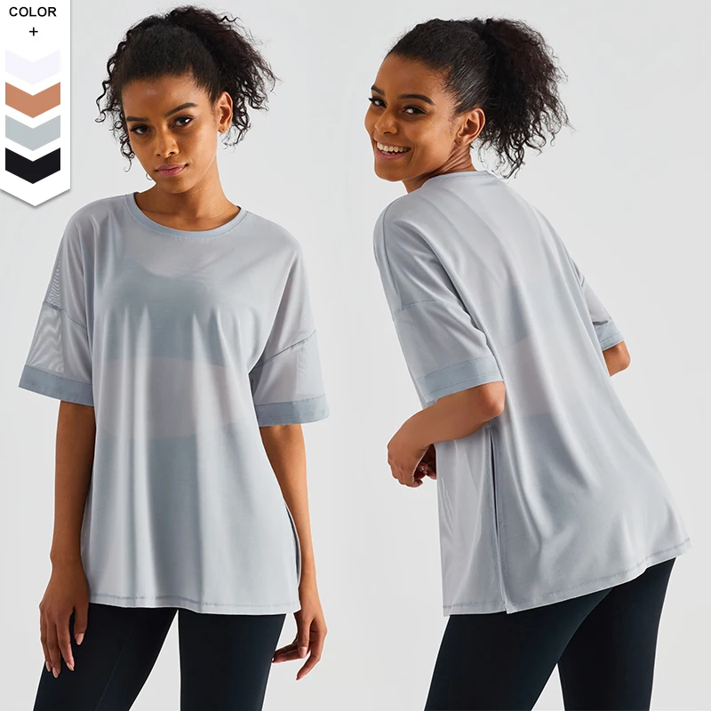 New Apparel Yoga Top T-shirt Loose Casual Women's Short Sleeve Tee Quick Dry Long T-shirt For Women
New Apparel Yoga Top T-shirt Loose Casual Women's Short Sleeve Tee Quick Dry Long T-shirt For Women