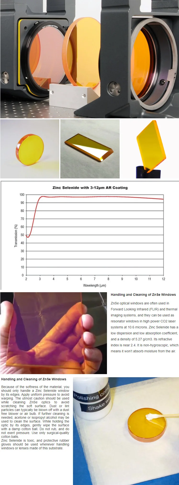 Fiber Laser Protective Window For Laser Cutting Machine