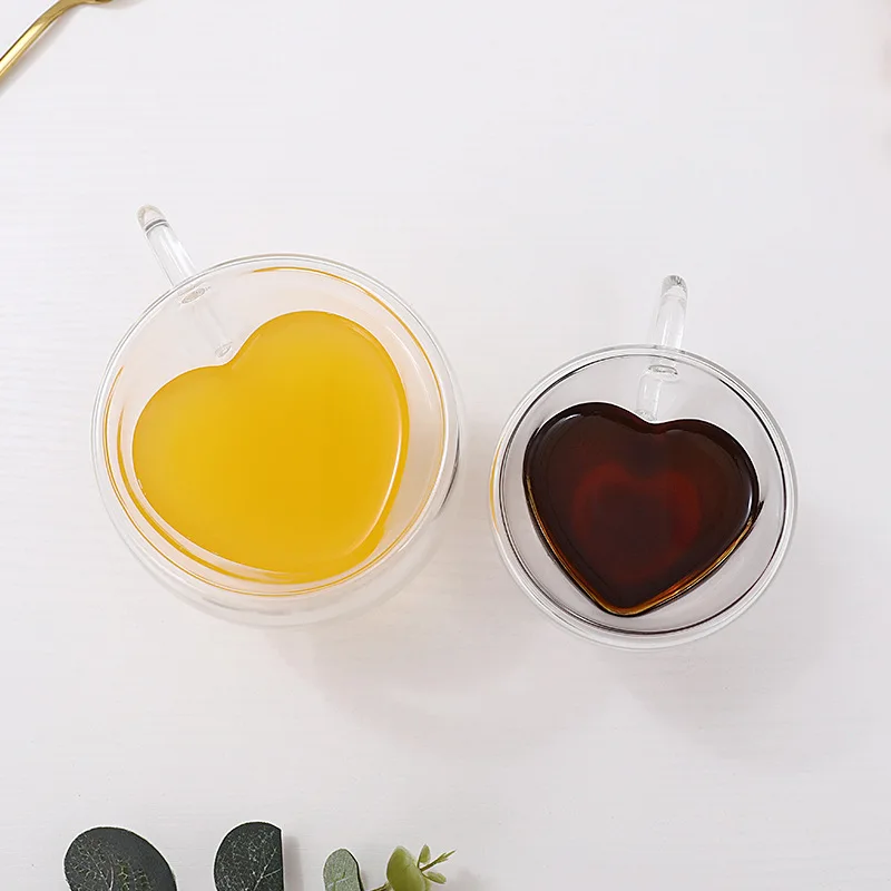 Cute Creative 180 240ml Clear Glasses Mug Gift Tea Beer Transparent Love Coffee Cup Double Wall Heart Shaped Glass Mug, Teal,transparent black,jade white,ect.
Cute Creative 180 240ml Clear Glasses Mug Gift Tea Beer Transparent Love Coffee Cup Double Wall Heart Shaped Glass Mug, Teal,transparent black,jade white,ect.