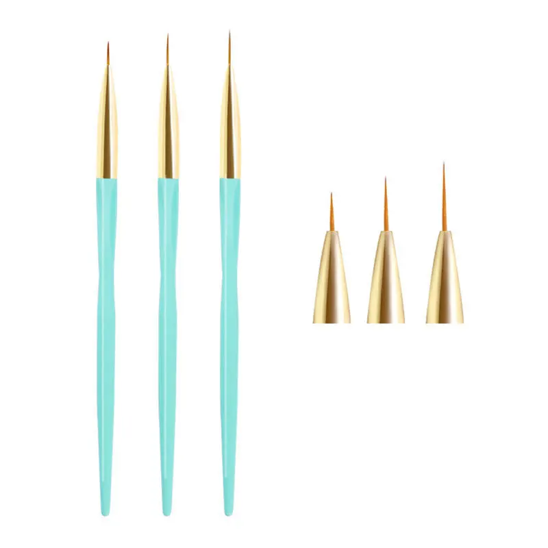 3Pcs/set Set Blue Handle Dust Brush UV Flower Pattern Line Drawing Nail Art Brush For Nails Art, As picture show
3Pcs/set Set Blue Handle Dust Brush UV Flower Pattern Line Drawing Nail Art Brush For Nails Art, As picture show