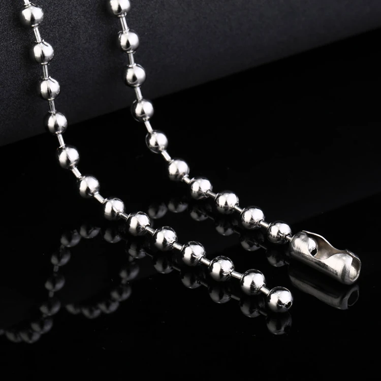 SS8-BN1002 Steel Soldier Trendy Titanium Steel Round Bead Chains Necklace Wholesale Balloons Chain
SS8-BN1002 Steel Soldier Trendy Titanium Steel Round Bead Chains Necklace Wholesale Balloons Chain