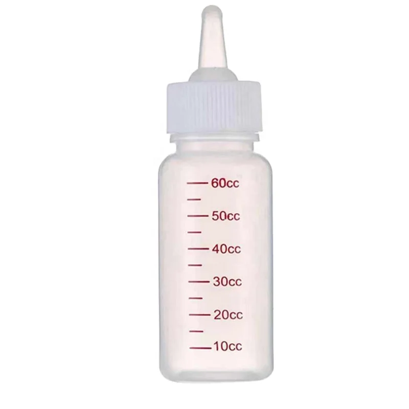 Pet milk bottle60Ml PET silicone nursing bottle Dogs and cats milk bottle small nipple supplies wholesale
Pet milk bottle60Ml PET silicone nursing bottle Dogs and cats milk bottle small nipple supplies wholesale
