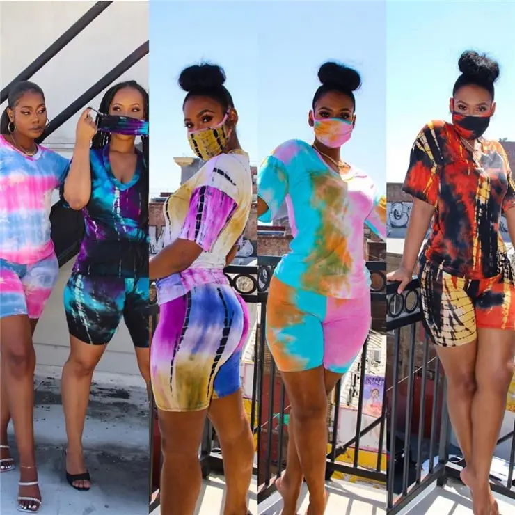 Casual Summer 2021 Women Tye Dye Clothes Women Summer 2 Piece Set 2020 Two Piece Set For Women
Casual Summer 2021 Women Tye Dye Clothes Women Summer 2 Piece Set 2020 Two Piece Set For Women