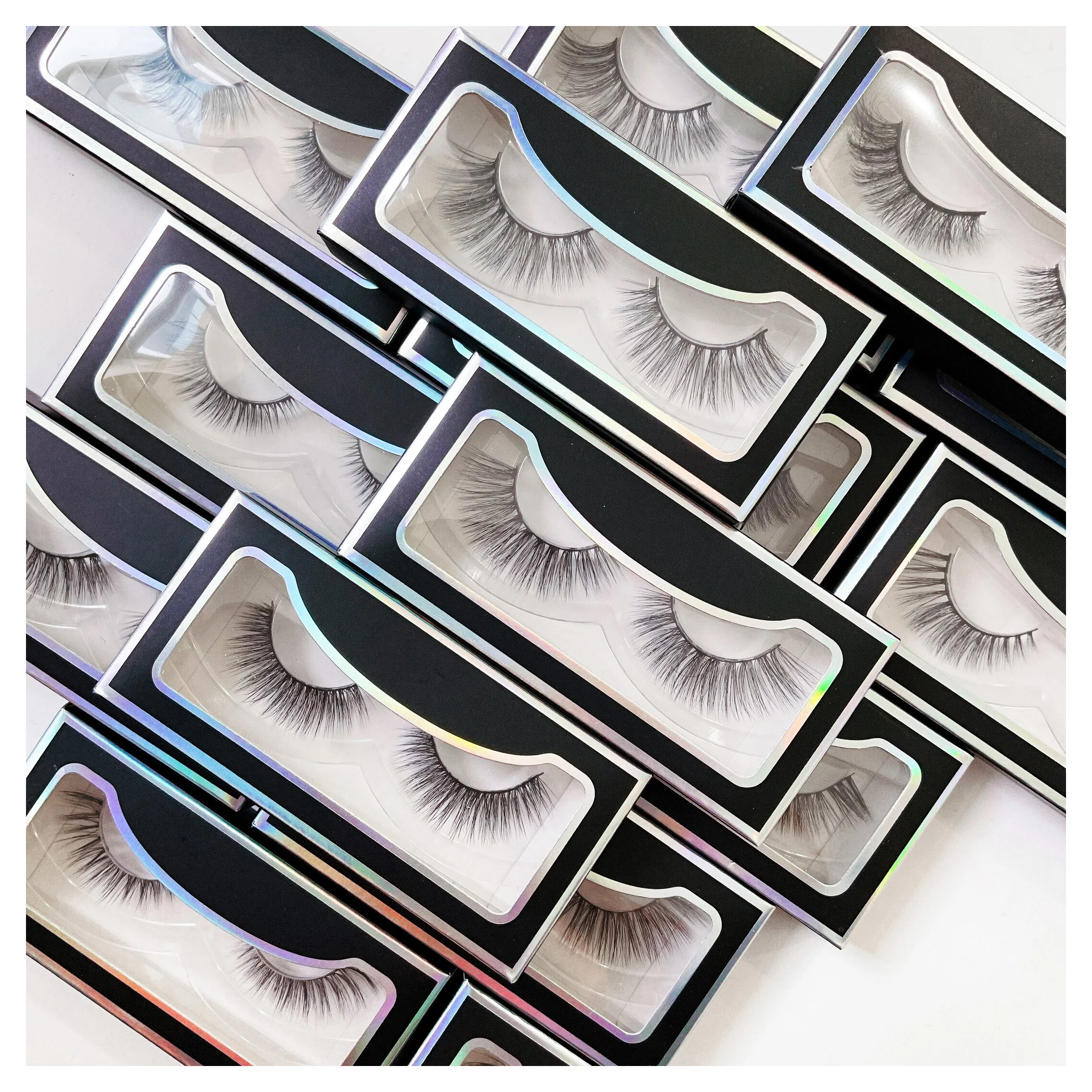 Eyelash vendor wholesale full strip fluffy 25 mm 3d mink eyelash with lash private label packaging box, Black
Eyelash vendor wholesale full strip fluffy 25 mm 3d mink eyelash with lash private label packaging box, Black