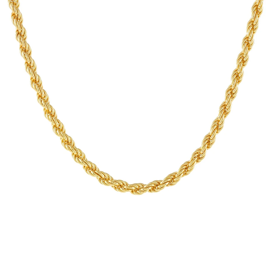 2020 trendy 925 sterling silver with 18K gold plated necklace for women rope chain necklace for party
2020 trendy 925 sterling silver with 18K gold plated necklace for women rope chain necklace for party