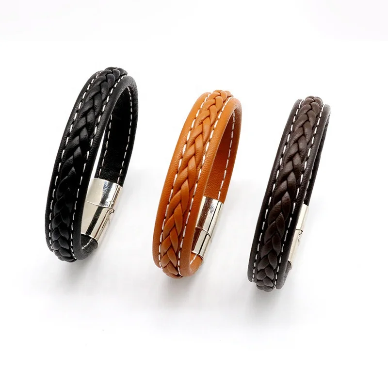 SUZY Jewelry Wholesale Luxury Men's Magnetic Charm Men Bracelet Leather Bracelets, Black, dark brown, brown
SUZY Jewelry Wholesale Luxury Men's Magnetic Charm Men Bracelet Leather Bracelets, Black, dark brown, brown