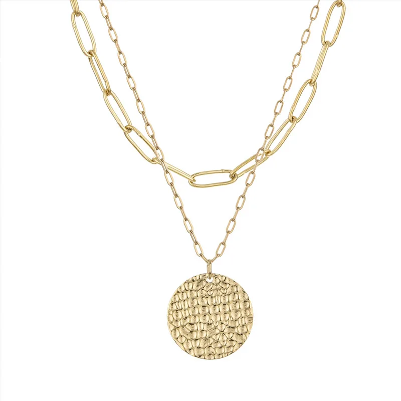 Stainless steel gold plated double multi Layer heart Pendant Long CHOKER layered Necklace clip chain for women
Stainless steel gold plated double multi Layer heart Pendant Long CHOKER layered Necklace clip chain for women