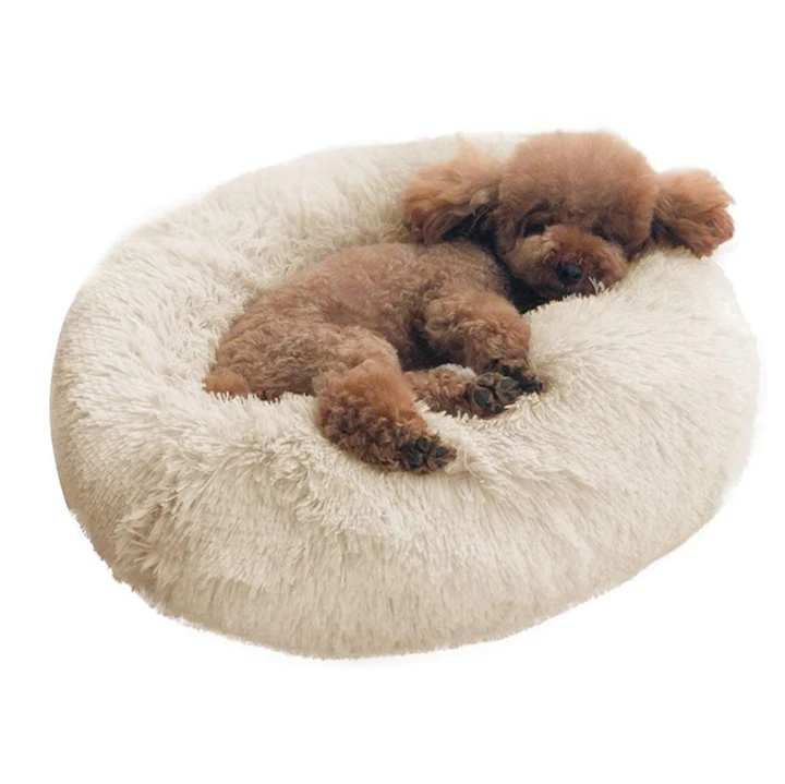 Modern Soft Plush Round Pet Bed for Cats or Small Dogs Faux Fur Dog Beds Soft Pet Bed, Customized color
Modern Soft Plush Round Pet Bed for Cats or Small Dogs Faux Fur Dog Beds Soft Pet Bed, Customized color