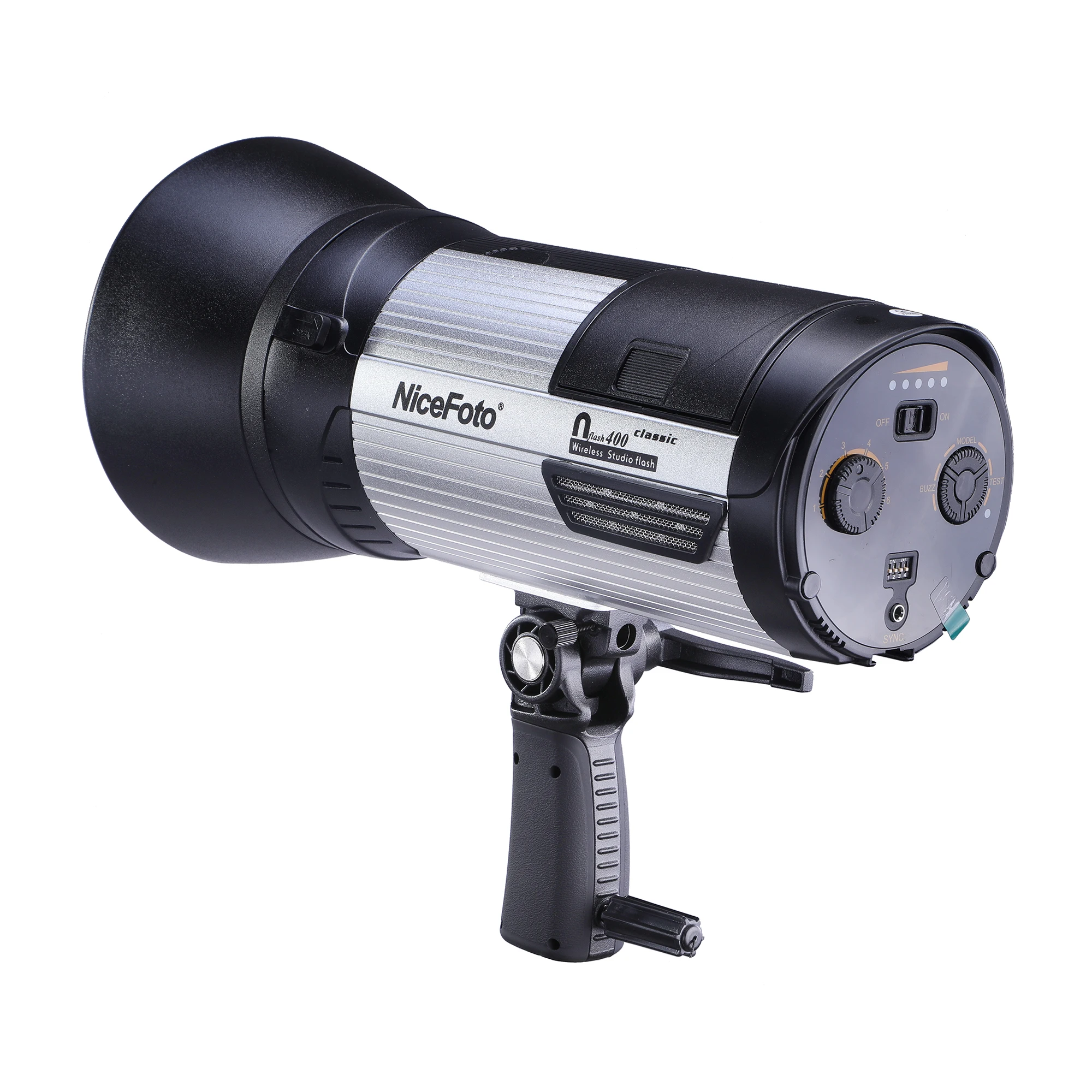 NiceFoto nflash400 400ws Battery powered Studio flash Wireless Studio flash Studio lighting Outdoor Photography flash light
NiceFoto nflash400 400ws Battery powered Studio flash Wireless Studio flash Studio lighting Outdoor Photography flash light