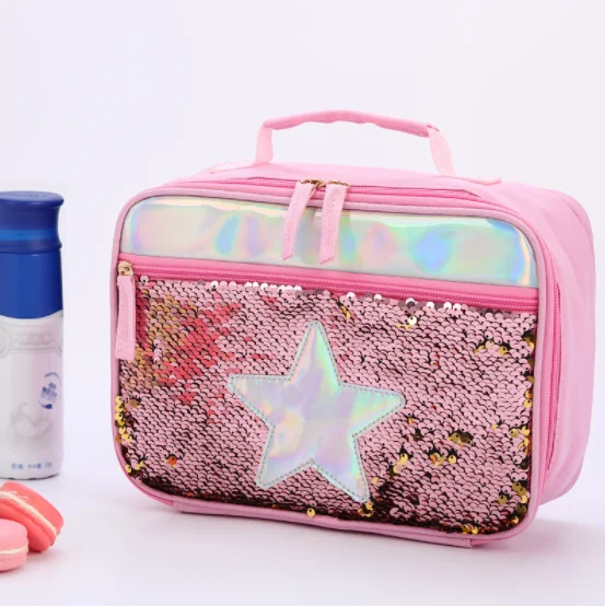 Polyester sequins cooler custom print cotton thermal children box school canvas insulated kids lunch bag for women kids
Polyester sequins cooler custom print cotton thermal children box school canvas insulated kids lunch bag for women kids