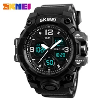 

SKMEI 1155 A New Fashion Men Sports Watches Men Quartz Analog LED Digital Clock Man Military Waterproof Watch Relogio Masculino