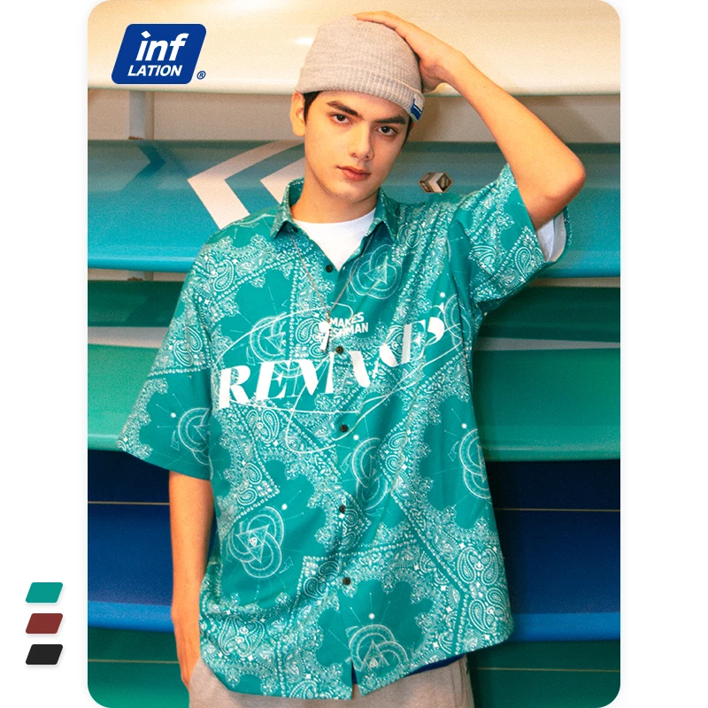 Wholesale Male Fashion Oversized Hawaiian Style Shirts Mysterious Abstract Printed Men's Shirts, As picture shown
Wholesale Male Fashion Oversized Hawaiian Style Shirts Mysterious Abstract Printed Men's Shirts, As picture shown