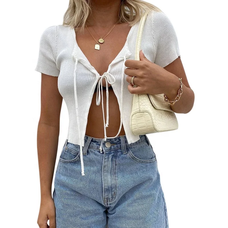 2020 usa Trend Short Sleeve Candy Color Sexy Women's Blouses tops Causal Tie Lace Up Cardigan, Many colors for choose
2020 usa Trend Short Sleeve Candy Color Sexy Women's Blouses tops Causal Tie Lace Up Cardigan, Many colors for choose