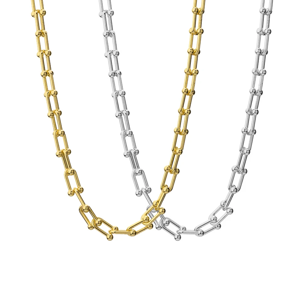 2022 Latest Fashion Jewelry Women Thick Chunky Necklace 18K Gold Plated U Shape Lock Link Chain Stainless Steel Necklace
2022 Latest Fashion Jewelry Women Thick Chunky Necklace 18K Gold Plated U Shape Lock Link Chain Stainless Steel Necklace