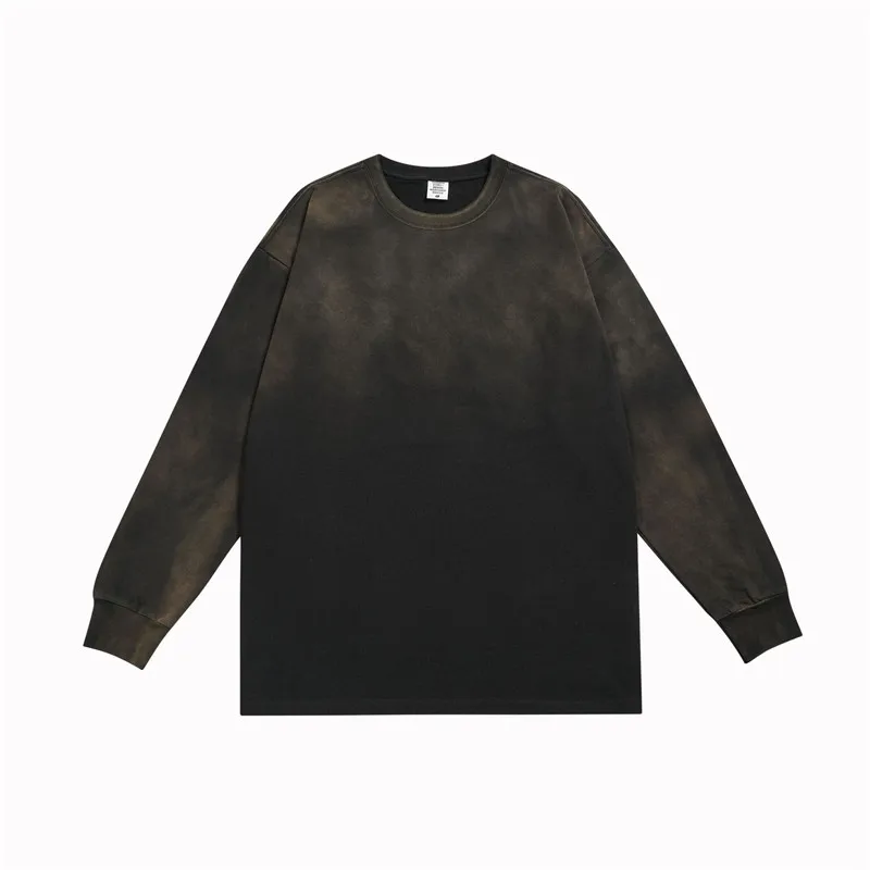 Wholesale T-shirts For Men's 360g 100% Cotton Long-sleeved Solid Color Hip-pop Unisex Loose T-shirts
Wholesale T-shirts For Men's 360g 100% Cotton Long-sleeved Solid Color Hip-pop Unisex Loose T-shirts