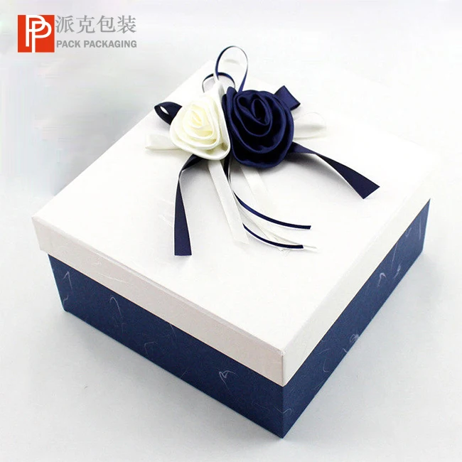 2019 custom new design printing lid and base wine gift box