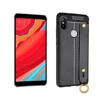Shockproof Tpu Phone Case For XiaoMi Redmi S2 ,Litchi Leather Design Cellphone Case For XiaoMi Redmi Y2 With Strap