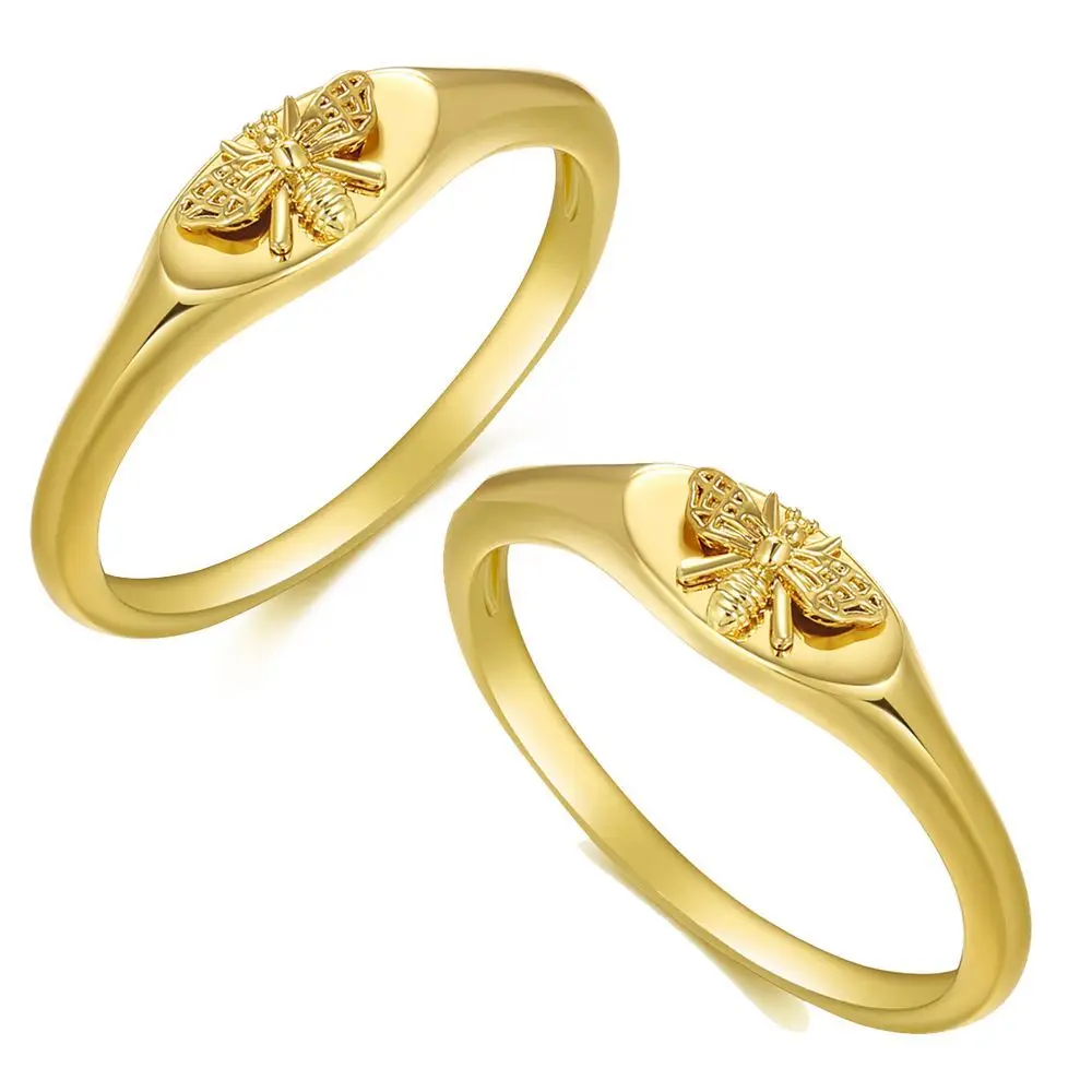 2021New Low MOQ Fashion Ring High Quality Alloy Ring Bee rings for Women, Gold color
2021New Low MOQ Fashion Ring High Quality Alloy Ring Bee rings for Women, Gold color
