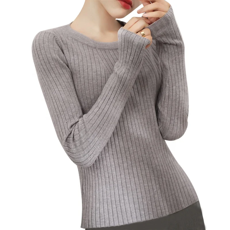 2020 New Fashion Plus Size Knitwear O-Neck Solid Long Sleeve Striped Pattern Female Tops Knitted Women's Soft Sweater Pullover
2020 New Fashion Plus Size Knitwear O-Neck Solid Long Sleeve Striped Pattern Female Tops Knitted Women's Soft Sweater Pullover