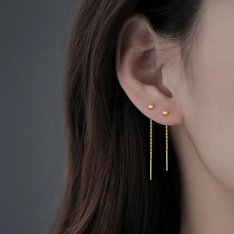 S925 Silver Ball Long Earrings Cute Bean Ball Ball Nourishing Light Luxury Fashion Advanced Earrings Jewelry Women
S925 Silver Ball Long Earrings Cute Bean Ball Ball Nourishing Light Luxury Fashion Advanced Earrings Jewelry Women