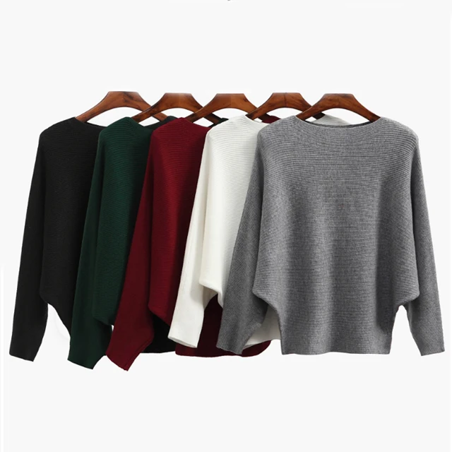 2020 Fashion Ladies Bat Sleeve Long Loose Knitwear Plus Winter Thick Warm Sweater for Women, Customized color
2020 Fashion Ladies Bat Sleeve Long Loose Knitwear Plus Winter Thick Warm Sweater for Women, Customized color