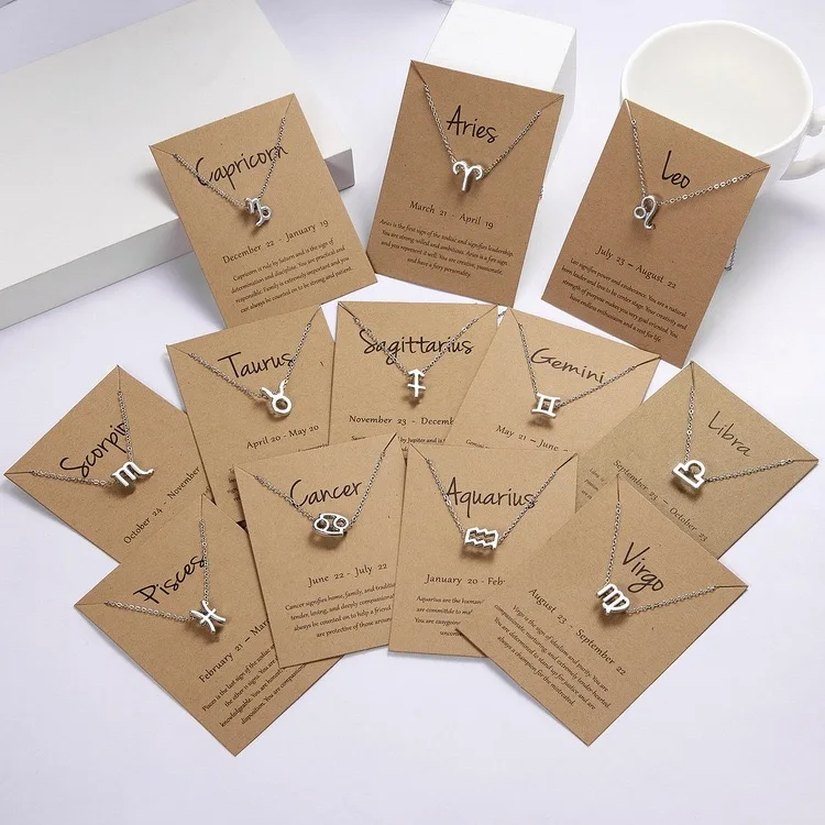 In Stock Zodiac Jewelry Charm Gold Plated Custom 925 Sterling Silver Zodiac Sign Necklace, Sliver/gold/rose gold
In Stock Zodiac Jewelry Charm Gold Plated Custom 925 Sterling Silver Zodiac Sign Necklace, Sliver/gold/rose gold