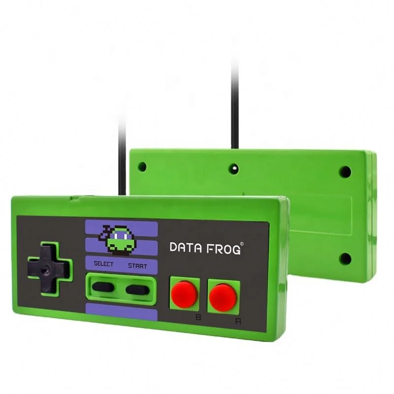 Data Frog Custom Game Controller 2 Color Wired Usb Joystick Gamepad For 8 Bit Games Pc& Windows 7/10, Green
Data Frog Custom Game Controller 2 Color Wired Usb Joystick Gamepad For 8 Bit Games Pc& Windows 7/10, Green