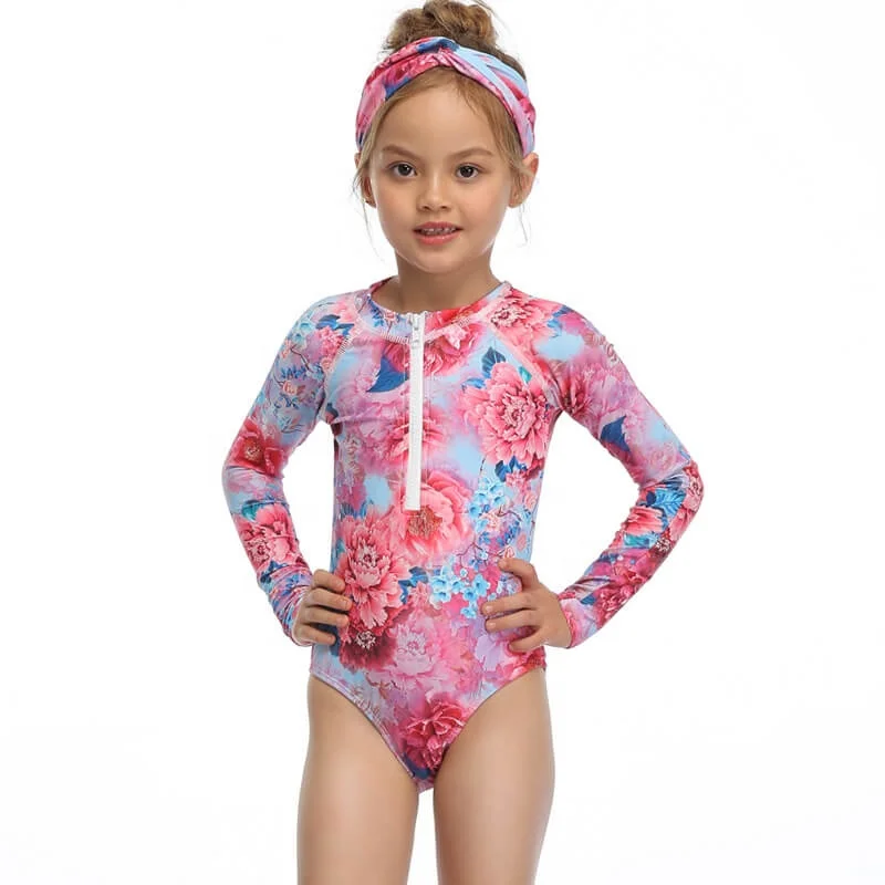 FFz6043-K Maillot De Bain One Piece Long Sleeve Kid Bathing Suits For Girls, As customized
FFz6043-K Maillot De Bain One Piece Long Sleeve Kid Bathing Suits For Girls, As customized