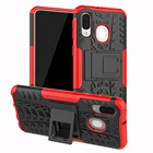 Cellphone Tire Pattern Case For Samsung Galaxy A40 Hard Case, For Samsung Galaxy A40 Case Back Cover With Kickstand