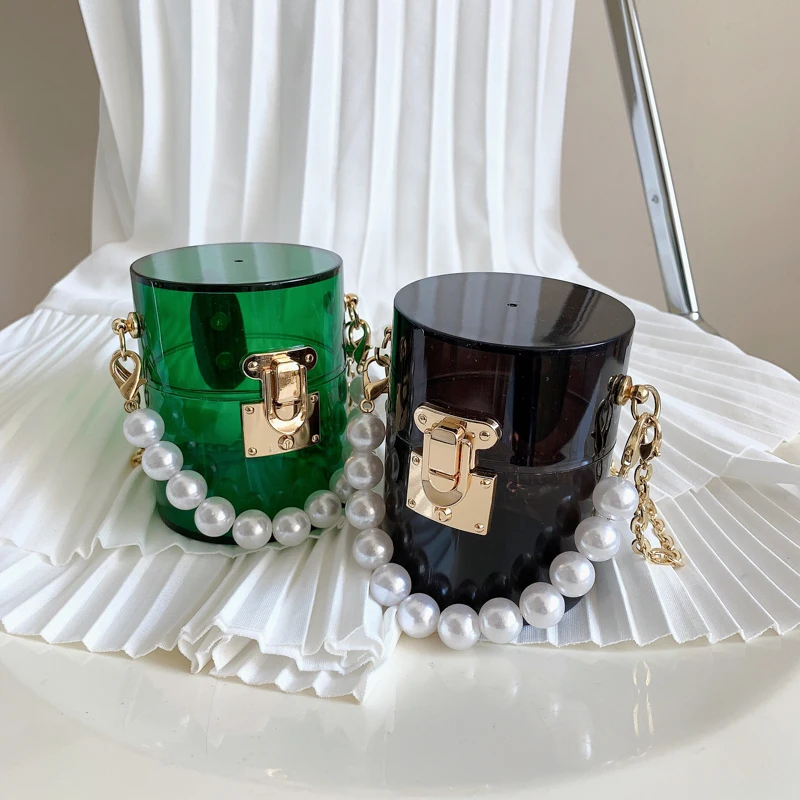 Pearl Mini Lipstick Purse 2022 Summer Small Girls Chain Transparent Circular Shoulder Hand Bags, As picture fashion handbags summer 2021
Pearl Mini Lipstick Purse 2022 Summer Small Girls Chain Transparent Circular Shoulder Hand Bags, As picture fashion handbags summer 2021