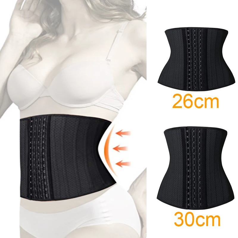 Women Latex Corset 25 Steel Boned Waist Cincher for Weight Loss Tummy Control Corset, Black
Women Latex Corset 25 Steel Boned Waist Cincher for Weight Loss Tummy Control Corset, Black