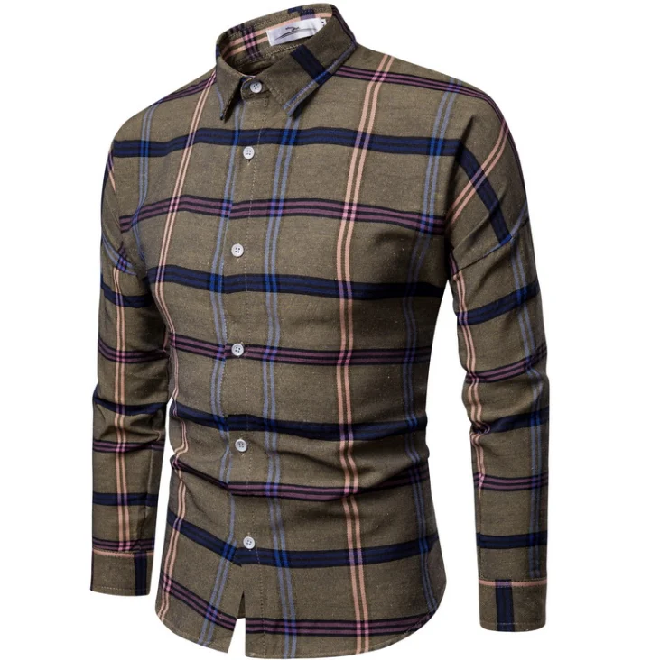 Men Shirts Plaid Casual Fashion V-Neck Slim Fit Shirt Long Sleeve Holiday Stylish Formal Casual Tops Fashion
Men Shirts Plaid Casual Fashion V-Neck Slim Fit Shirt Long Sleeve Holiday Stylish Formal Casual Tops Fashion