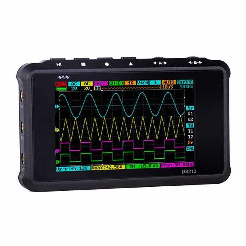 DSO203 upgrade DS213 4 Channel 100MS/s MINI Nano DSO213  Professional Portable Digital Oscilloscope Digital DSO 213