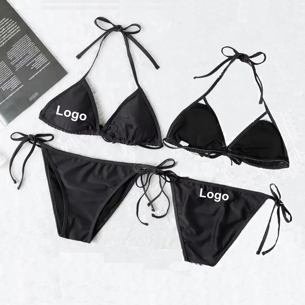 China Manufacturer Name Brand Swimsuit Custom Bikini Top With Logo Elastic Band Swimwear Women Letter Bathing Suit
China Manufacturer Name Brand Swimsuit Custom Bikini Top With Logo Elastic Band Swimwear Women Letter Bathing Suit