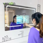 Hot sale 18.5" Rectangle Waterproof App Installed Smart Mirror Bluetooth Smart mirror TV with 10 Touch Points