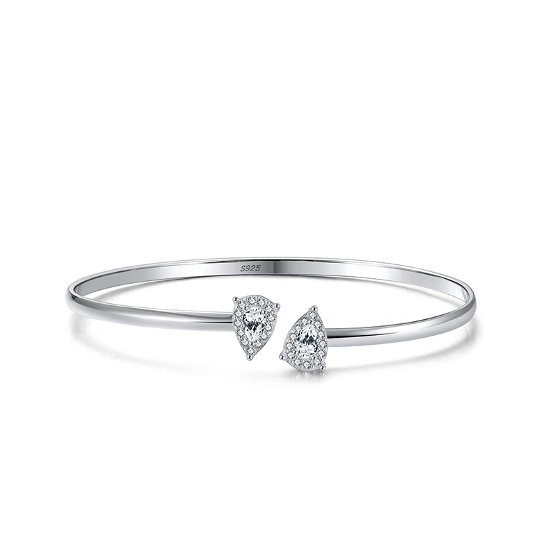 RINNTIN SB78 Simple design Korean jewelry open bracelet 925 Sterling silver shiny cubic zircon bangles
RINNTIN SB78 Simple design Korean jewelry open bracelet 925 Sterling silver shiny cubic zircon bangles