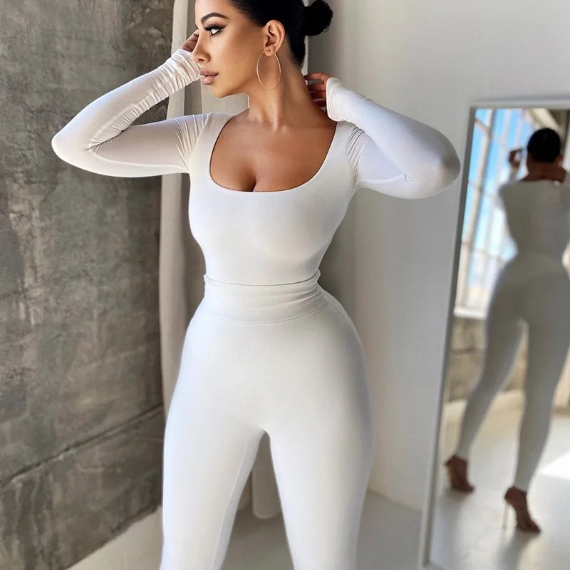 Women Fall Tracksuit Set Outfits Sweatsuit Two Pieces Sets 2022 Street Wear Seamless Sexy Rompers Tops And Skinny Leggings Sets, 9 colors
Women Fall Tracksuit Set Outfits Sweatsuit Two Pieces Sets 2022 Street Wear Seamless Sexy Rompers Tops And Skinny Leggings Sets, 9 colors