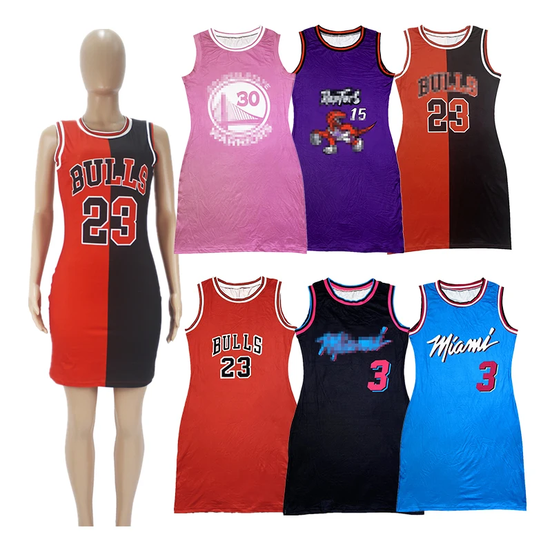 Wholesale Summer Women Bodycon Basketball Jersey Dress Sexy Short Shirt Active Sport Uniform Wear
Wholesale Summer Women Bodycon Basketball Jersey Dress Sexy Short Shirt Active Sport Uniform Wear