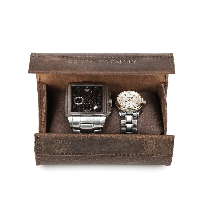 Custom Travel Watches Display Organizer Case Magnetic Buckle Closure Watch Organizer Box Luxury Genuine Leather Watch Roll Case
Custom Travel Watches Display Organizer Case Magnetic Buckle Closure Watch Organizer Box Luxury Genuine Leather Watch Roll Case