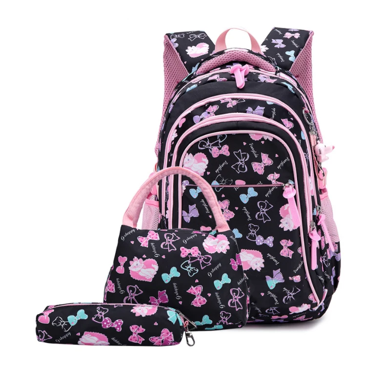 New Design 3 Piece Set Backpacks Floral Printed Schoolbag With Lunch Bag Nylon Children Backpack School Bags For Girls
New Design 3 Piece Set Backpacks Floral Printed Schoolbag With Lunch Bag Nylon Children Backpack School Bags For Girls