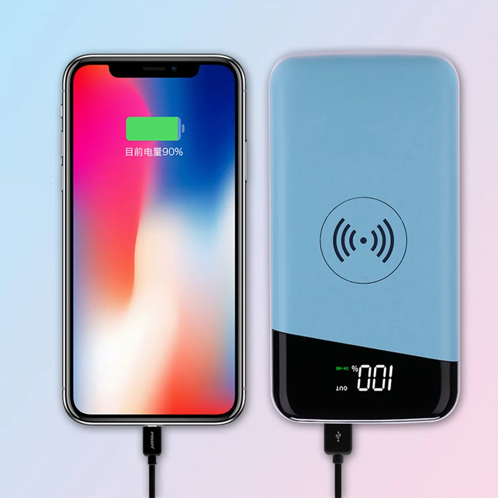 comfortable wireless charger power bank fast charging with 20000mah - ANKUX.COM